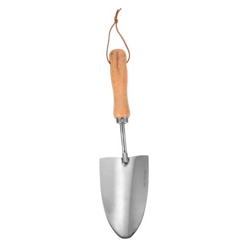 IWOWHERO Plant Growing Tools Vegetable Spade Garden Tool Weeding Spade Small Metal Trowel Small Garden Shovel Gardening Hand Shovel Plant Trowel Soil Trowel Wood Mini Rice Transplanter