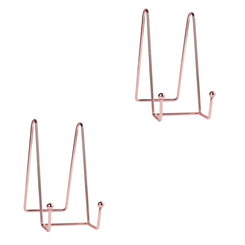 Operitacx 2pcs Photo Frame Clear Display Shelf Table Easel A- Frame Easel Tabletop Wood Display Easel for Painting Canvases Display Stand Easel Stand for Painting Nordic Painting Easel