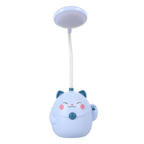 ARTIBETTER Lucky Cat Table Lamp Kids Desk Lamps for Girls Desk Lamp for Kids USB Desk Lamp Computer Lamp Led Reading Light Rotating Reading Light Abs Child Pen Holder Can Be Accommodated