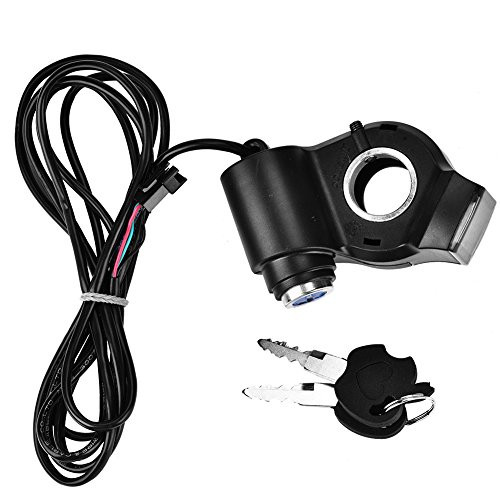 Alomejor E-Bike Throttle 12V-99V Electric Bike Twist Throttle Half Wrist Twist Grip Throttle Handle with LED Display for Ebike Bicycle