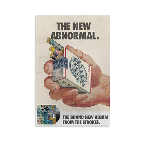 BATTTX THE STROKES Canvas Poster Wall Decorative Art Painting Living Room Bedroom Decoration Gift Unframe-style12x18inch(30x45cm)