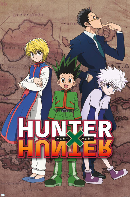 Trends International Hunter X Hunter - Map Wall Poster, 22.37" x 34.00", Premium Unframed Version