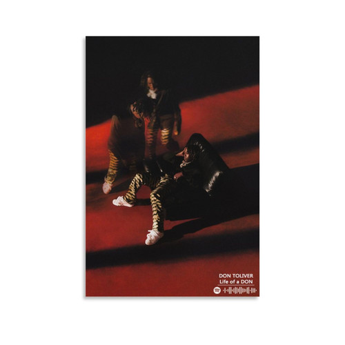 TAMNAN Don Toliver Life of A Don 2021 1 Canvas Poster Wall Decorative Art Painting Living Room Bedroom Decoration Gift Unframe-style12x18inch(30x45cm)