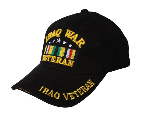 Military - Iraq War Veteran Hat - Black