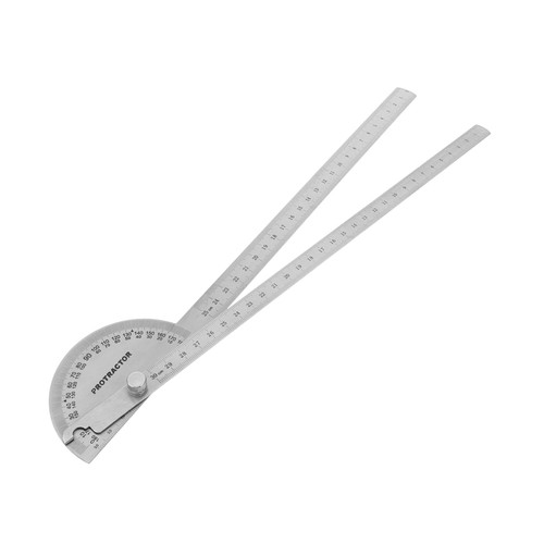 STOBOK 1pc Protractor Angle Gauge Magnetic Tool Angle Measure Tool Woodworking Angle Finder Woodworking Ruler Rotating Angle Ruler Stainless Steel Digital Display to Rotate Scale