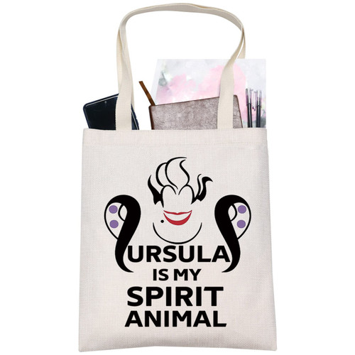 LEVLO Villains Ursula Cosmetic Make Up Bag Sea Witch Fans Gift Ursula Is My Spirit Animal Zipper Pouch Bag(Ursula Spirit Tote) LEVLO Villains Ursula Cosmetic Make Up Bag Sea Witch Fans Gift Ursula Is My Spirit Animal Zipper Pouch Bag(Ursula Spirit Tote)