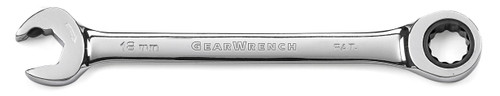 GEARWRENCH 11mm 12 Point Open End Ratcheting Combination Wrench - 85511 , Black