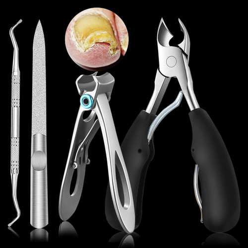 DEJLIG Toe Nail Clippers for Thick Toenails, Toenail Clippers for Thick Nails - Podiatrist Toenail Clippers for Seniors Thick Toenails, Sharp Heavy Duty Nail Clippers Kit for Thick Nails DEJLIG Toe Nail Clippers for Thick Toenails, Toenail Clippers for Thick Nails - Podiatrist Toenail Clippers for Seniors Thick Toenails, Sharp Heavy Duty Nail Clippers Kit for Thick Nails