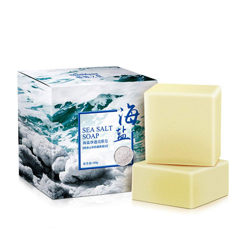 100g Sea Salt Soap Cleaner Removal Pimple Pores Acne Treatment Goat Milk Moisturizing Face Wash Soap Skin Care 100g Sea Salt Soap Cleaner Removal Pimple Pores Acne Treatment Goat Milk Moisturizing Face Wash Soap Skin Care
