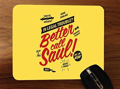 Saul the Lawyer Desktop Office Silicone Mouse Pad