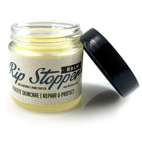 Rip Stopper Skin Balm for Athletes 1oz | Repair & Prevent Rips, Tears & Blisters | 100% Natural | Gymnastics, Climbing, Weightlifting, Rowing