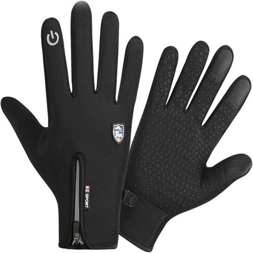 Rzzeel Zoxdoly Gloves - Comfyhands Thermal Gloves, Tozuor Thermal Gloves, 2024 Upgrade Unisex Thermal Winter Gloves Touchscreen Warm, Cycling, Driving (Black,S)