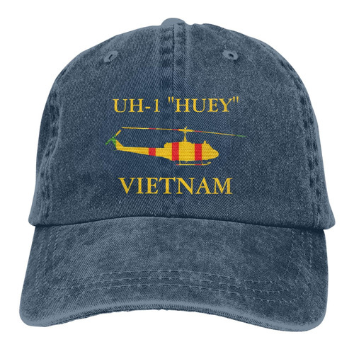 Uh-1 Huey Vietnam Veteran Unisex Baseball Cap Adjustable Dad Hat Denim Hat Trucker Hat