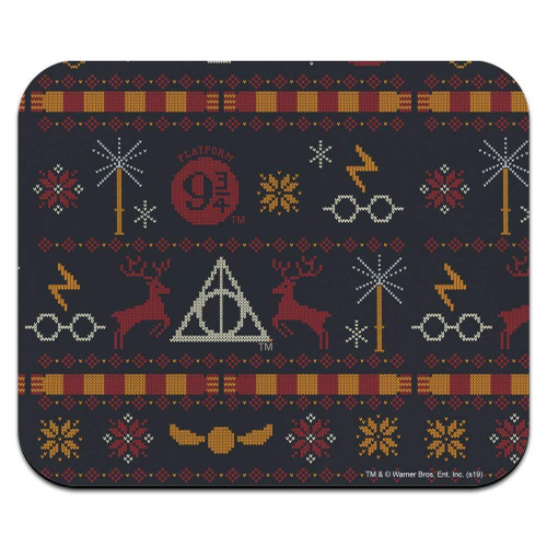 Harry Potter Sweater Pattern Low Profile Thin Mouse Pad Mousepad