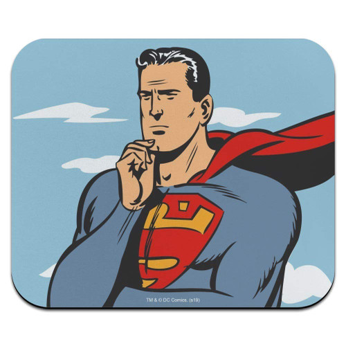 Superman Thinking Low Profile Thin Mouse Pad Mousepad