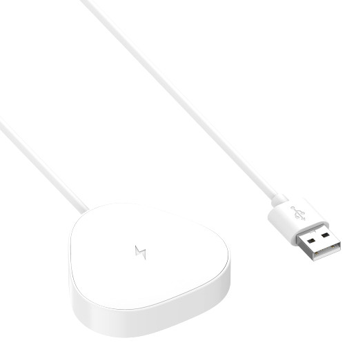 Compatible with Sonos Roam/Sonos Roam SL Charger Charging Dock, Wireless Magnetic Charging Cradle Dock Base for Sonos Roam Bluetooth Speaker (White)