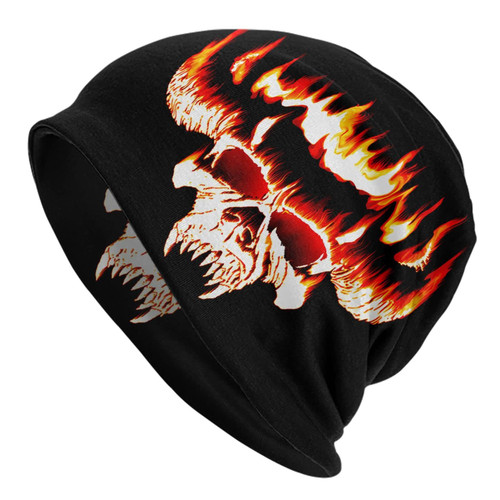 CHRISEvans Danzig Band Knit Hat Beanie Cap Fashion Knitted Hat for Men and Women Black