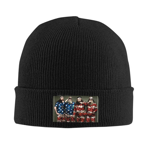 DFASRBA Duck Reality Show Dynasty Programme Knit Hat Beanie Winter Cap Outdoor Hat Unisex Fashion Hat Black DFASRBA Duck Reality Show Dynasty Programme Knit Hat Beanie Winter Cap Outdoor Hat Unisex Fashion Hat Black