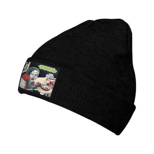 QANCOSI MF Rapper Doom Knit Hat Beanie Winter Cap Outdoor Hat Unisex Fashion Hat Black QANCOSI MF Rapper Doom Knit Hat Beanie Winter Cap Outdoor Hat Unisex Fashion Hat Black