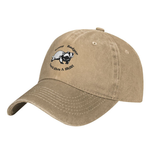 Adult Vintage Trucker Dad Hat,Honey Badger Do Not Care,Baseball Cap Funny Cowboy Hat