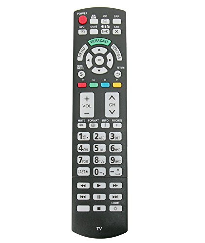 New Replacement Remote Control Fit for N2QAYB000486 for Panasonic Plasma TV