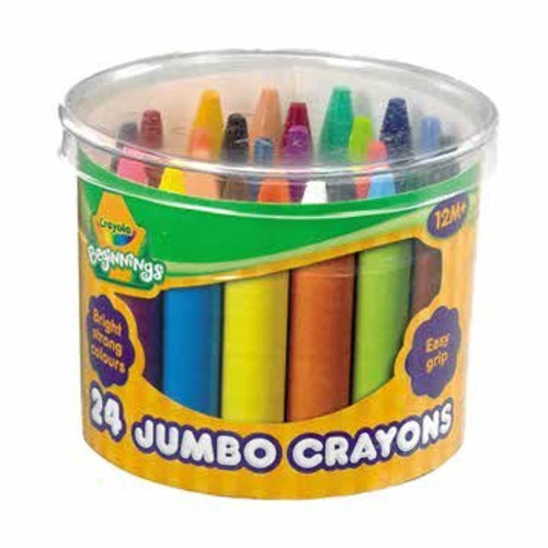 CRAYOLA Supreme Beginnings 24 Jumbo Crayons -