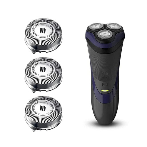 SH30 Replacement Heads for Philips Norelco Shaver Series 3000, 2000, 1000 and S738 with Durable Sharp Blade, Comfortcut Replacement Blades SH30, 3 Pack