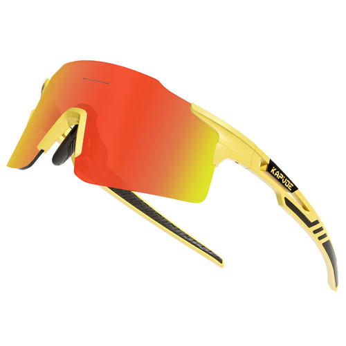 KAPVOE Cycling Glasses Polarized Mountain Bike Sunglasses Running MTB Bicycle Riding Baseball Golf for Men Women
