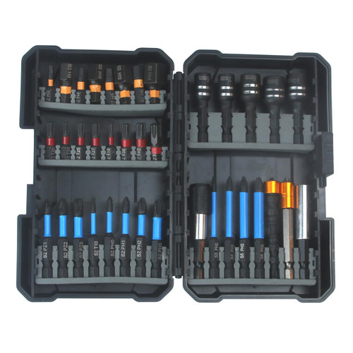 JIECHENG 37 Piece Screwdriver Bit Set Impact Tough Screwdriving Bit Set