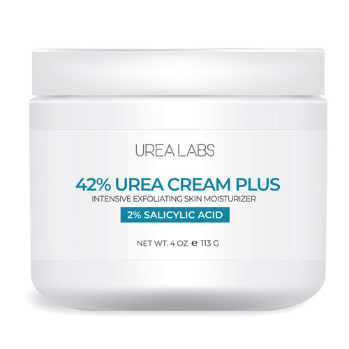 UREA LABS | 42% Urea Cream PLUS w/ 2% Salicylic Acid, 4 Oz Highest Potency Intensive Exfoliating Foot Cream Corn & Callus Remover Skin Moisturizer to Soften Calluses, Damaged Skin & Nails (1) UREA LABS | 42% Urea Cream PLUS w/ 2% Salicylic Acid, 4 Oz Highest Potency Intensive Exfoliating Foot Cream Corn & Callus Remover Skin Moisturizer to Soften Calluses, Damaged Skin & Nails (1)