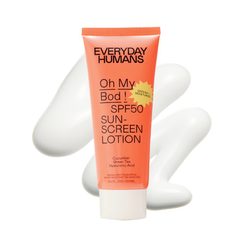Everyday Humans Oh My Bod SPF50 Face & Body Sunscreen Lotion 3.4 oz