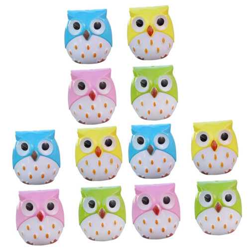 STOBOK 12 Pcs Mini Sharpener Cartoon Sharpener Manual Pencil Sharpener Student
