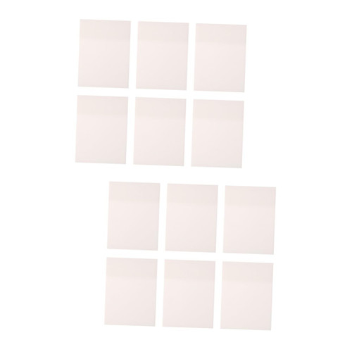 VILLCASE 12 Pcs Self Stick Notepad Refills Self Stick Note Sticky Memo Pad Computer Small Memo Pads Sticky Page Marker Clear Note Pads Student Sticker The Pet