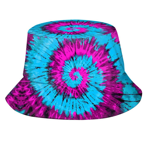 Tie Dye Hats for Men Women, Unisex Tie Dye Bucket Hat Summer Beach Sun Hat Packable Fisherman Cap