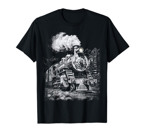 Steam Engine Train Steam Train Locomotive vintage Train T-Shirt Steam Engine Train Steam Train Locomotive vintage Train T-Shirt