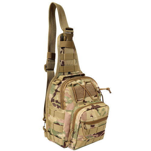 YAKEDA Tactical EDC Backpack Military Sling Backpack Shoulder Bag for Travel,Outdoor,Hiking, (CP)