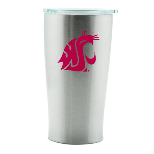 NCAA Washington State Cougars 14oz Double Wall Stainless Steel Thermo Cup with Lid NCAA Washington State Cougars 14oz Double Wall Stainless Steel Thermo Cup with Lid