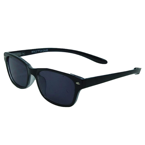 In Style Eyes Rubber Neckin Classic Neck Hanging Reading Sunglasses - Full-rimmed, Lightweight Acetate Frame - Non-Polarized - Black - 1.25x