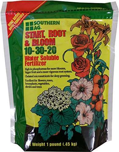 Southern Ag Start Root & Bloom Water Soluble Fertilizer 10-30-20, 1lb)