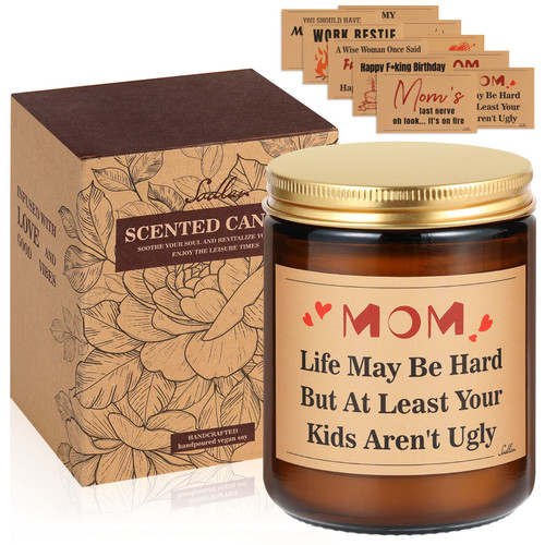 Gifts for Mom - Mom Birthday Gifts - Funny Birthday Gifts from Daughters or Son, Mothers Day & Thanksgiving Christmas Present, Lavender Candles, Lavender Scented Candles(7oz) Gifts for Mom - Mom Birthday Gifts - Funny Birthday Gifts from Daughters or Son, Mothers Day & Thanksgiving Christmas Present, Lavender Candles, Lavender Scented Candles(7oz)