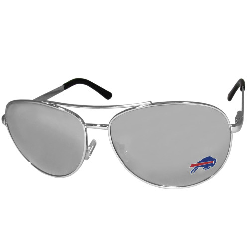 NFL Siskiyou Sports Fan Shop Buffalo Bills Aviator Sunglasses One Size Silver NFL Siskiyou Sports Fan Shop Buffalo Bills Aviator Sunglasses One Size Silver