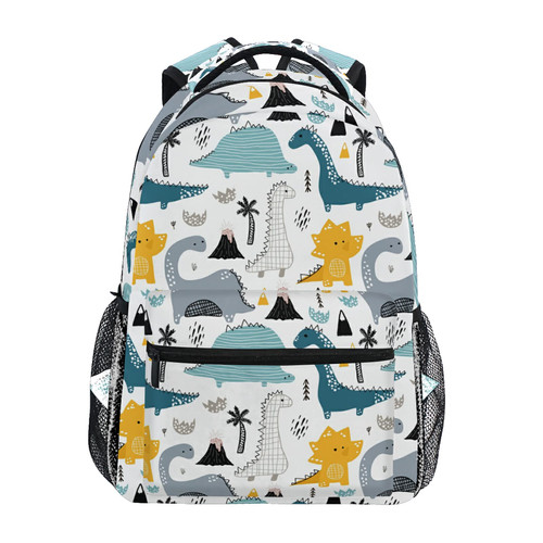 Dinosaur Kids Backpack for Boys Girls, Cute Dino Backpacks Elementary School Bags Bookbag Daypacks for Kindergarten