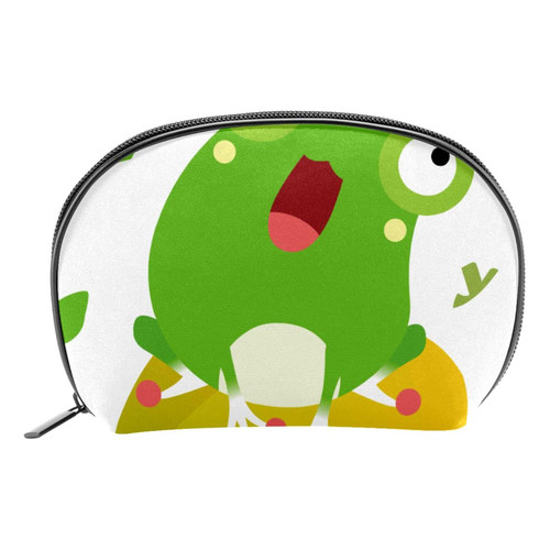 VBFOFBV Large Makeup Bag, Cosmetic Bag, Travel Makeup Bag, Cosmetic Travel Bags, Portable Toiletry Bag, Roomy Cosmetic Bag for Women and Girls, Cartoon Animal Frog VBFOFBV Large Makeup Bag, Cosmetic Bag, Travel Makeup Bag, Cosmetic Travel Bags, Portable Toiletry Bag, Roomy Cosmetic Bag for Women and Girls, Cartoon Animal Frog