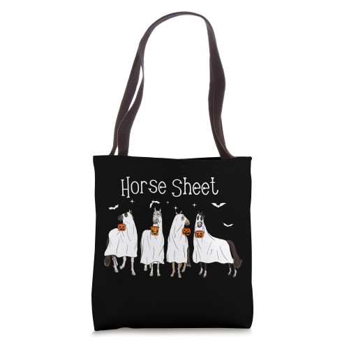 Funny Horse This is Boo Sheet Ghost Boo Halloween Outfit Tote Bag