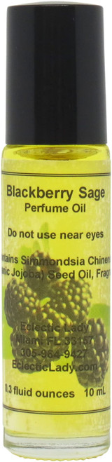 Blackberry Sage Perfume Oil, 0.3 Oz Portable Roll-On Fragrance with Long-Lasting Scent, Delightful Essential Oils and Jojoba Oil For Daily Use Blackberry Sage Perfume Oil, 0.3 Oz Portable Roll-On Fragrance with Long-Lasting Scent, Delightful Essential Oils and Jojoba Oil For Daily Use