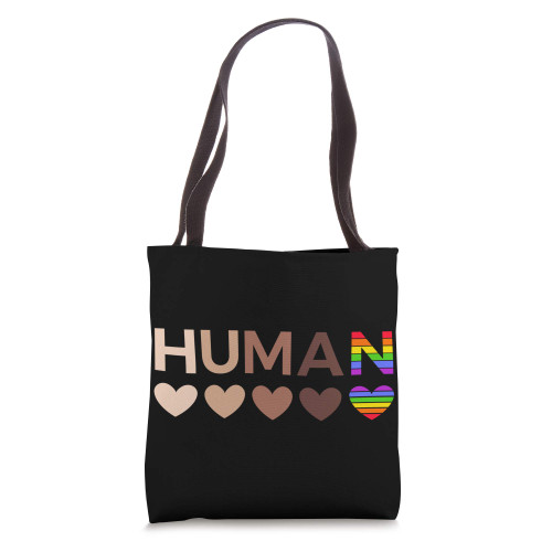 All-Inclusive Hearts for BLM Racial Justice & Human Equality Tote Bag