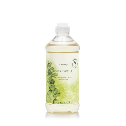 Thymes Eucalyptus Dishwashing Liquid Soap - Eco Friendly Dish Soap Liquid for Dish Washing - Liquid Dish Soap Refill - Household Cleaning Supplies (16 fl oz)