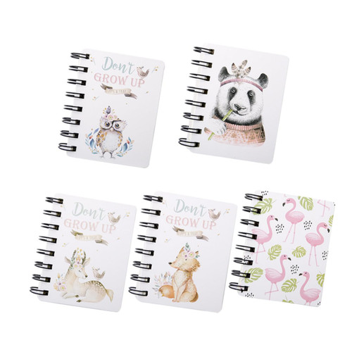 Ciieeo 5pcs Portable Small Journals Mini Memo Notepad Travel Journal Small Memo Pad Outdoor Notebook Mini Notebook Travel Writing Books Small Lined Notebook Small Notebook Work Pocket