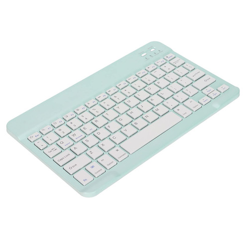 Zyyini Mini Bluetooth Keyboard, Ultra Thin Bluetooth Wireless Keyboard for Computer Laptop Smartphone, Portable Office Keyboard for Windows, for iOS, for Android(Green)