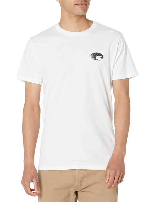 Costa Del Mar Mossy Oak Coastal Short Sleeve Crewneck, White, XX-Large